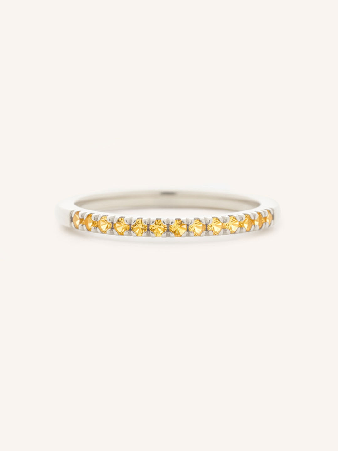 Citrine Birthstone Stackable Ring