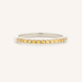 Citrine Birthstone Stackable Ring