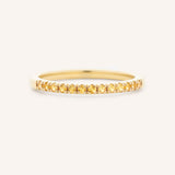 Citrine Birthstone Stackable Ring