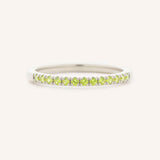 Peridot Birthstone Stackable Ring