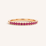 Ruby Birthstone Stackable Ring