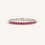 Ruby Birthstone Stackable Ring
