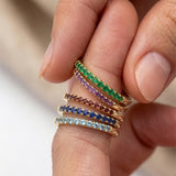 Ruby Birthstone Stackable Ring