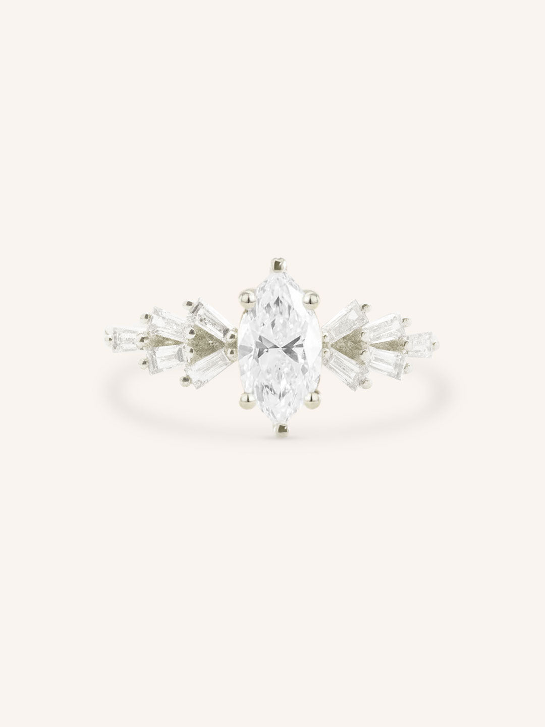 Dawnsky Marquise Diamond Engagement Ring