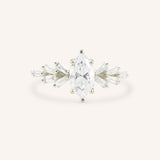 Dawnsky Marquise Diamond Engagement Ring