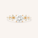 Dawnsky Round Diamond Engagement Ring