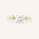 Dawnsky Round Diamond Engagement Ring