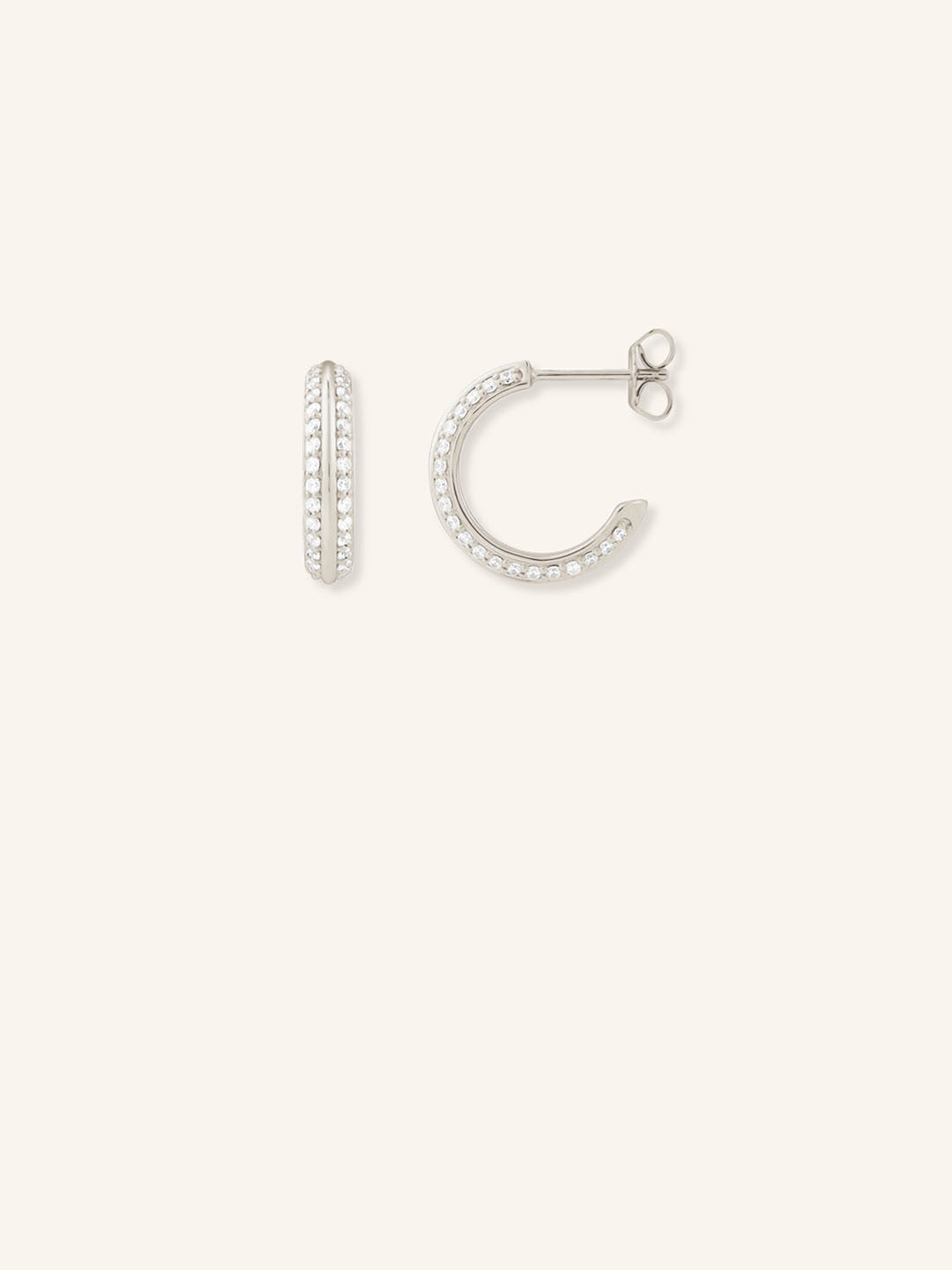 Splendor Diamond Hoop Earrings