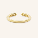 Seassa Accented Open Diamond Ring