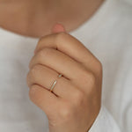Minet Diamond Open Ring lifestyle photo worn on hand