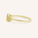 Abigail Citrine Diamond Accented Ring