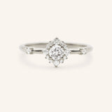 Lennox Diamond Halo-Style Ring