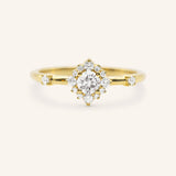 Lennox Diamond Halo-Style Ring