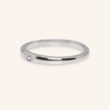 Beacon Amethyst Stackable Ring