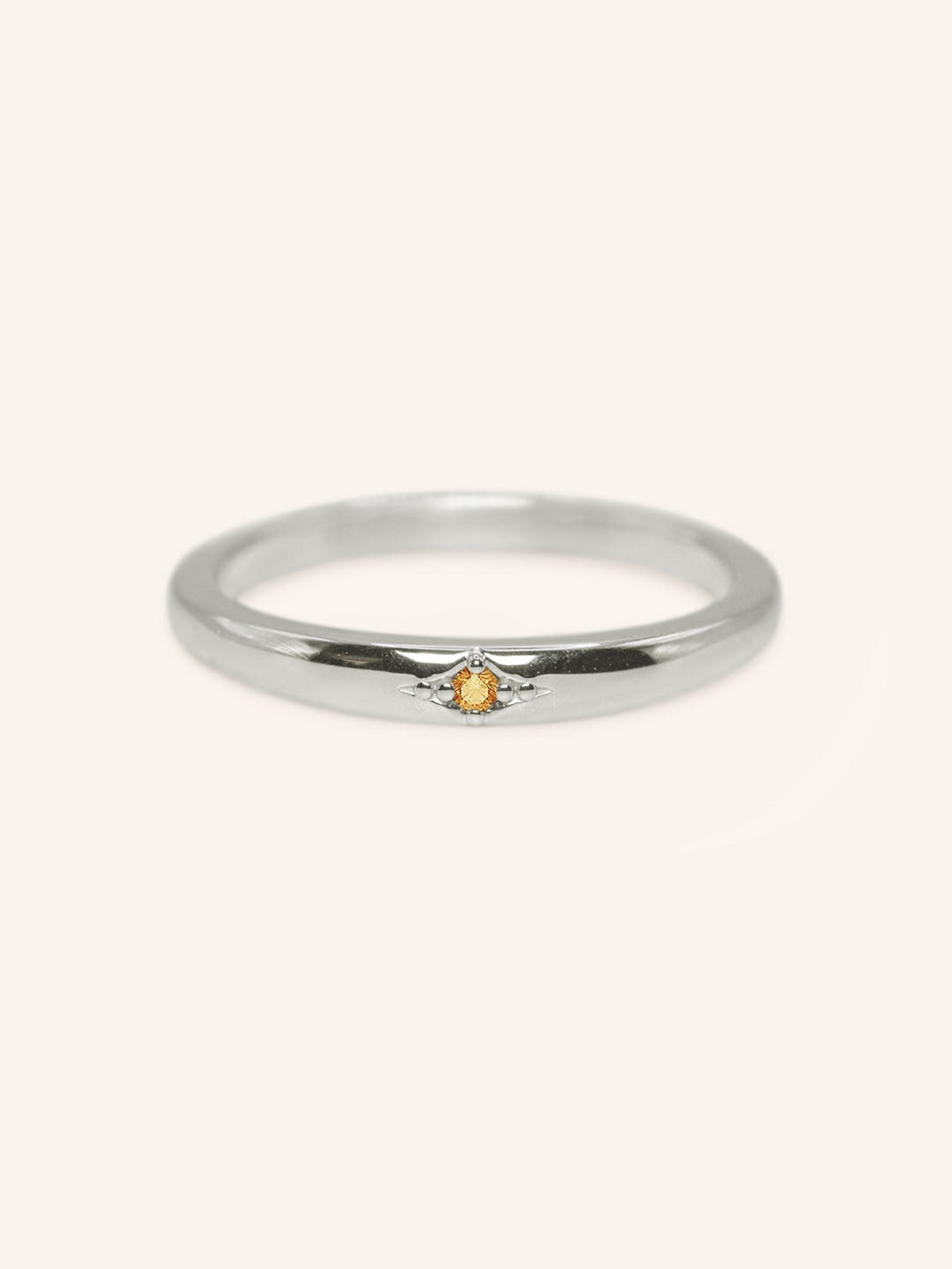 Beacon Citrine Stackable Ring