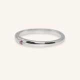 Beacon Pink Tourmaline Stackable Ring