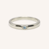 Beacon Aquamarine Stackable Ring