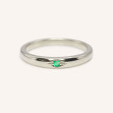 Beacon Emerald Stackable Ring