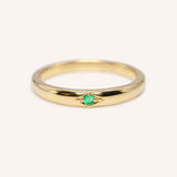 Beacon Emerald Stackable Ring