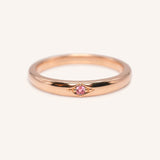 Beacon Pink Tourmaline Stackable Ring
