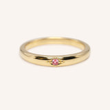 Beacon Pink Tourmaline Stackable Ring