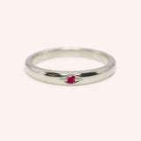 Beacon Ruby Stackable Ring