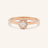 Juliet Diamond Halo-Style Ring