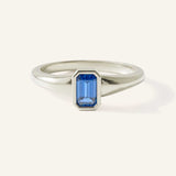 Ruthie Blue Sapphire Bezel Ring