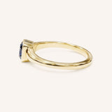 Ruthie Blue Sapphire Bezel Ring