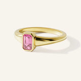 Ruthie Pink Tourmaline Bezel Ring