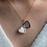 Heart Shaped Diamond Locket Pendant