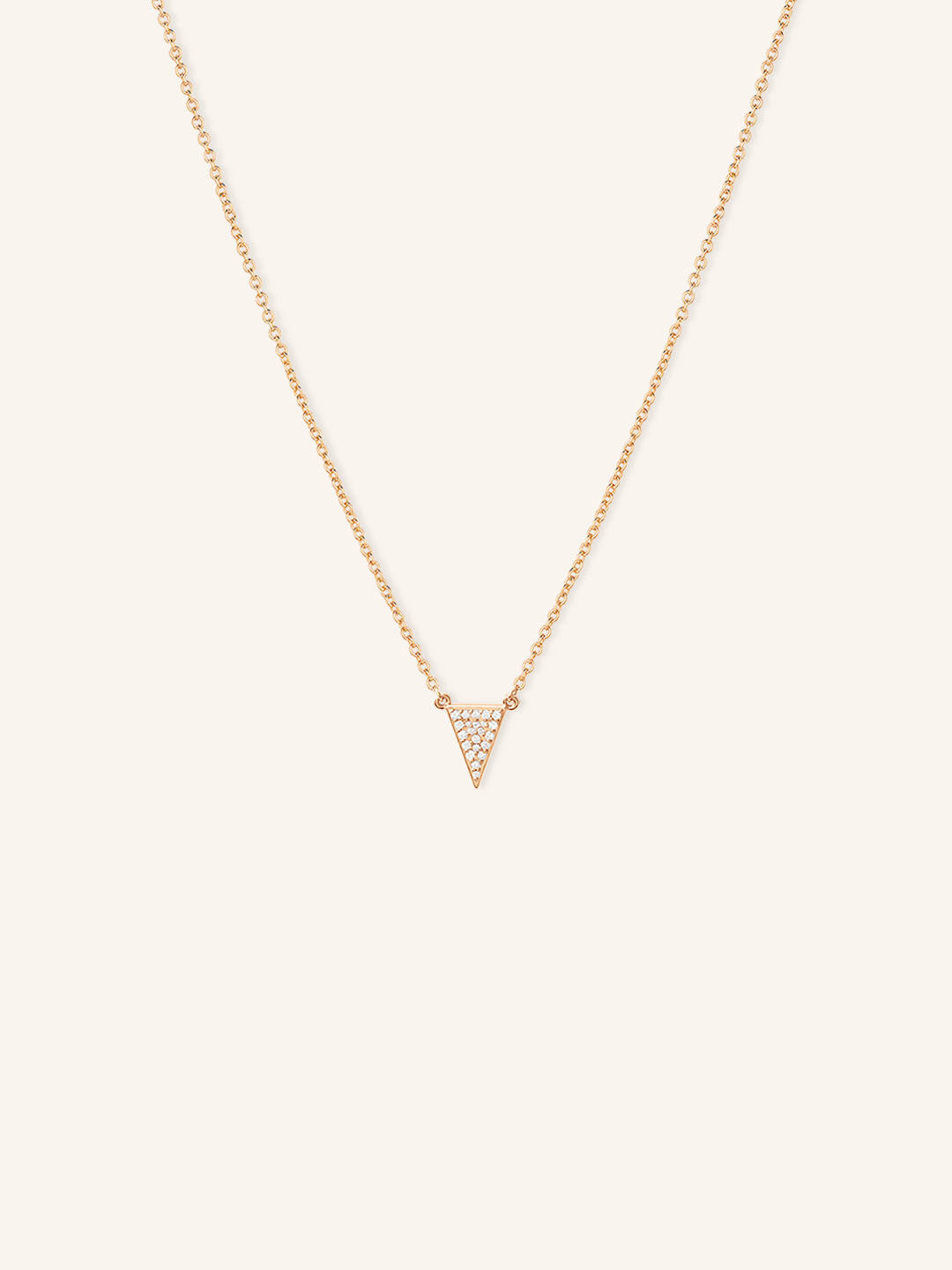 Triangle Diamond Necklace