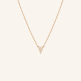 Triangle Diamond Necklace