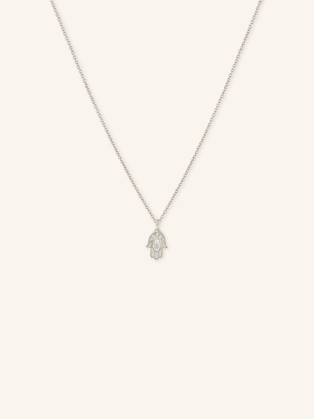 Hamsa Diamond Necklace