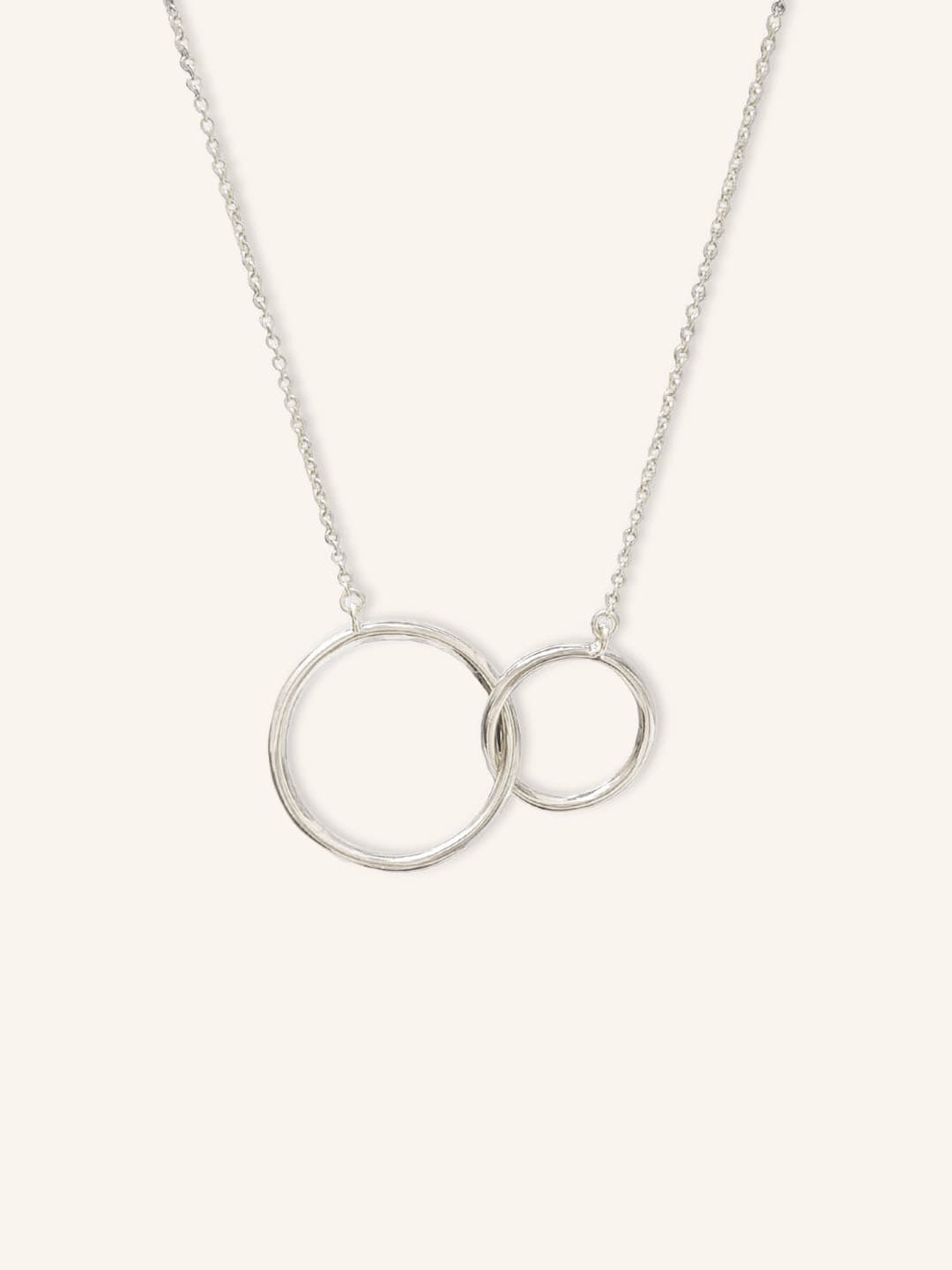 Interlocking Gold Circle Necklace