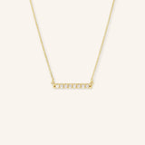 Diamond Bar Necklace M