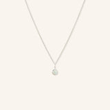 Joyce Round Opal Diamond Necklace