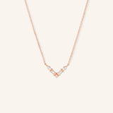 Valence Diamond V Necklace