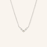 Valence Diamond V Necklace