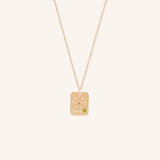 Gemini Constellation Tag Necklace