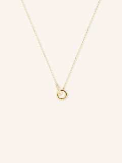 Diamond Interlocking Circle Necklace