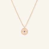 Auster Blue Sapphire Compass Necklace