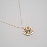 Auster Ruby Compass Necklace