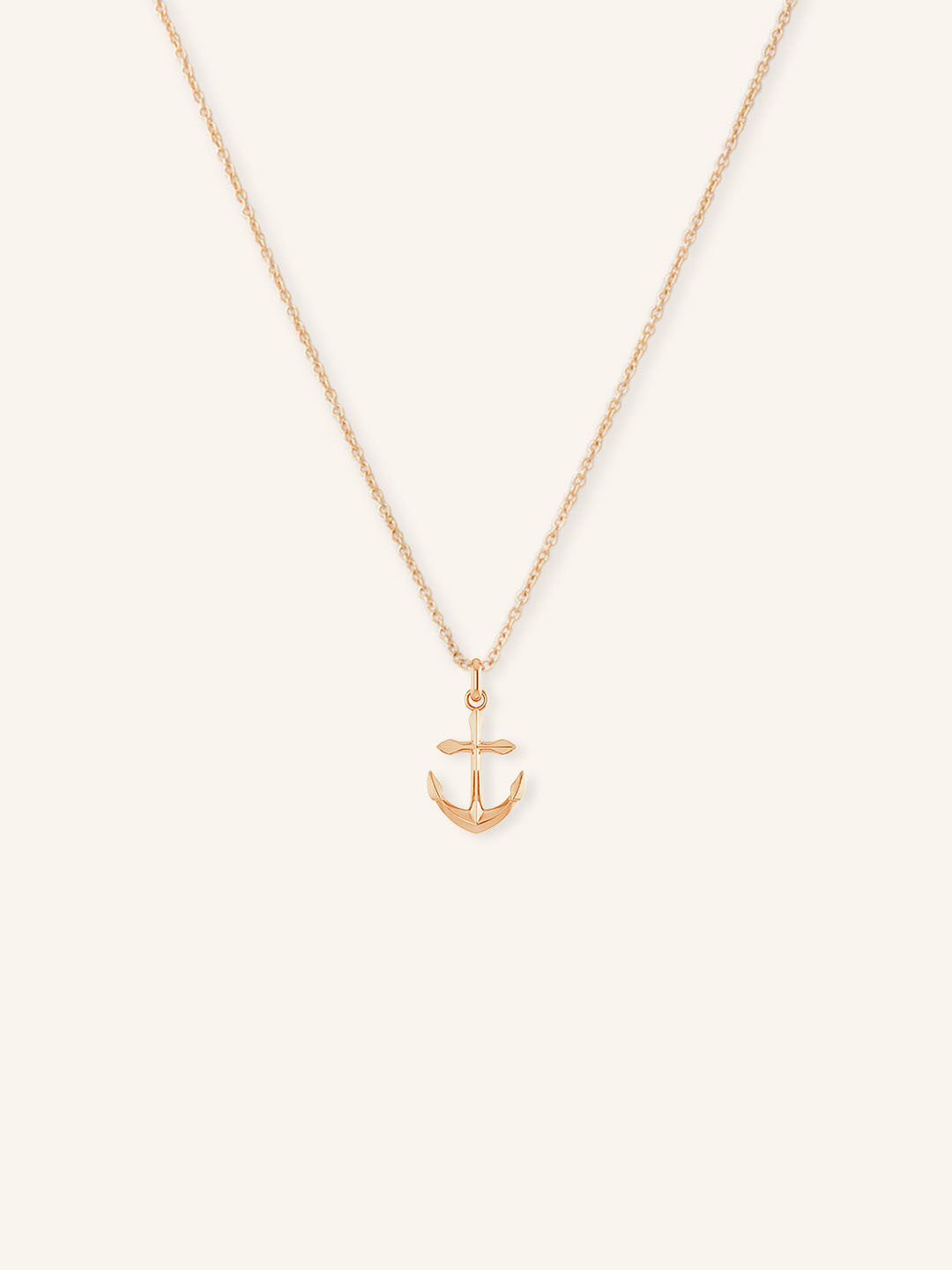 Gold Anchor Necklace