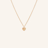 Diamond Accented Heart Necklace