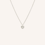 Diamond Accented Heart Necklace