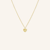 Diamond Accented Heart Necklace