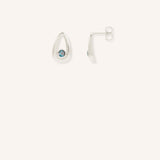 Mattica Alexandrite Geometric Stud Earrings