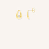 Mattica Diamond Geometric Stud Earrings
