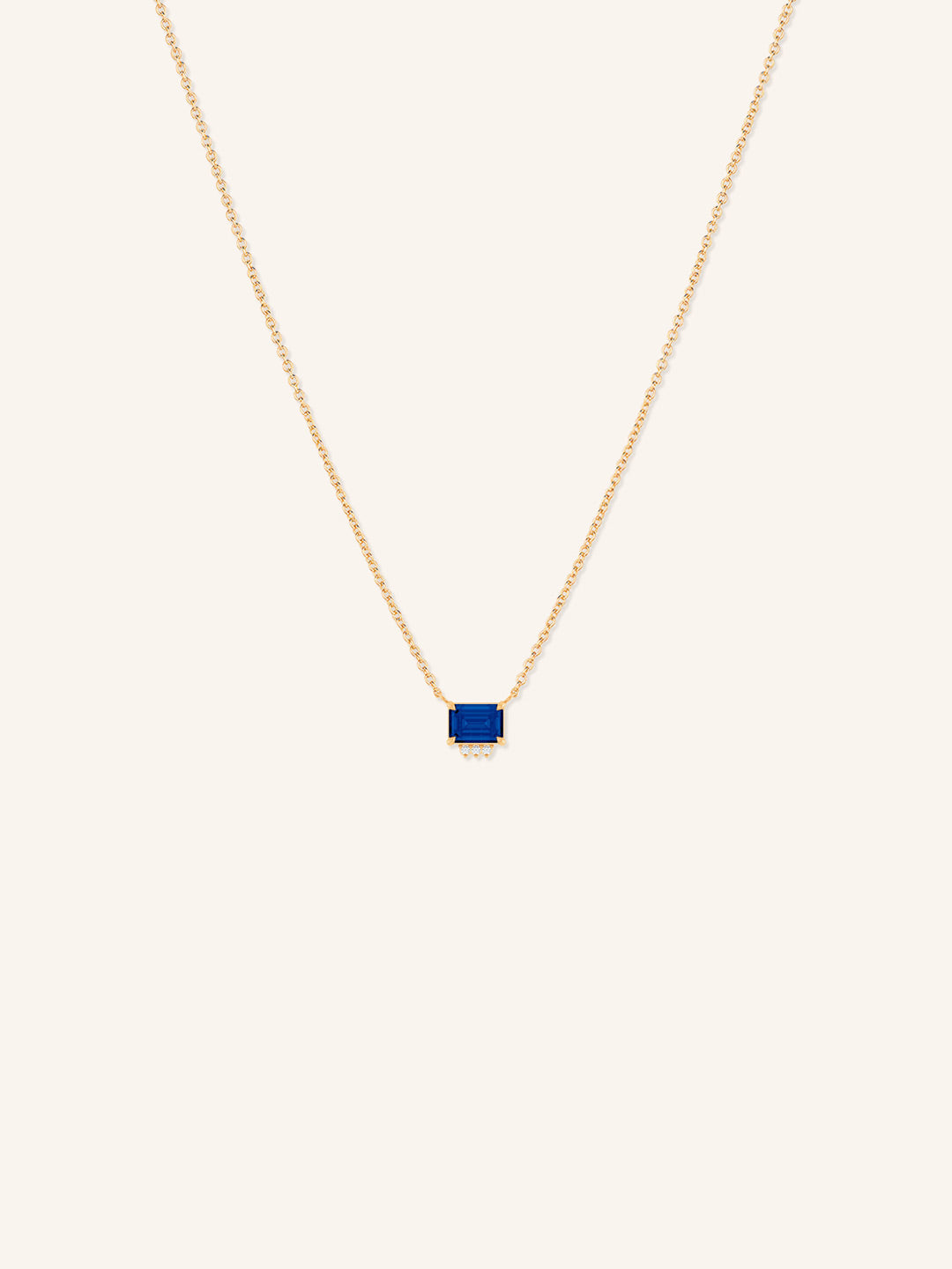 Grattan Blue Sapphire Accented Necklace